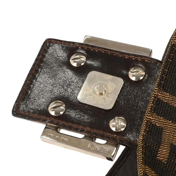 Fendi Brown Zucca Baguette Handbag - Picture 7 of 10